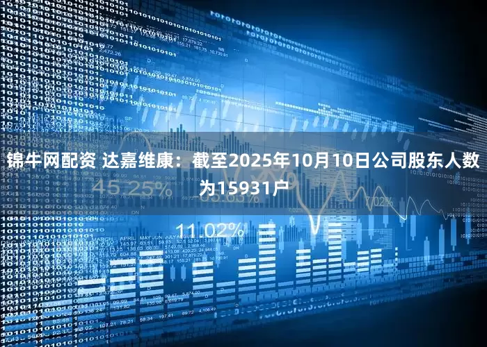 锦牛网配资 达嘉维康：截至2025年10月10日公司股东人数为15931户