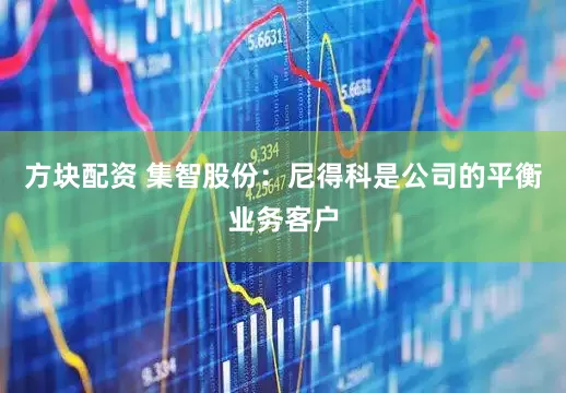 方块配资 集智股份：尼得科是公司的平衡业务客户